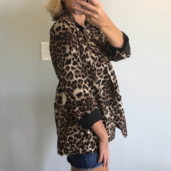 Leopard Print Blazer - Picture 3 of 6
